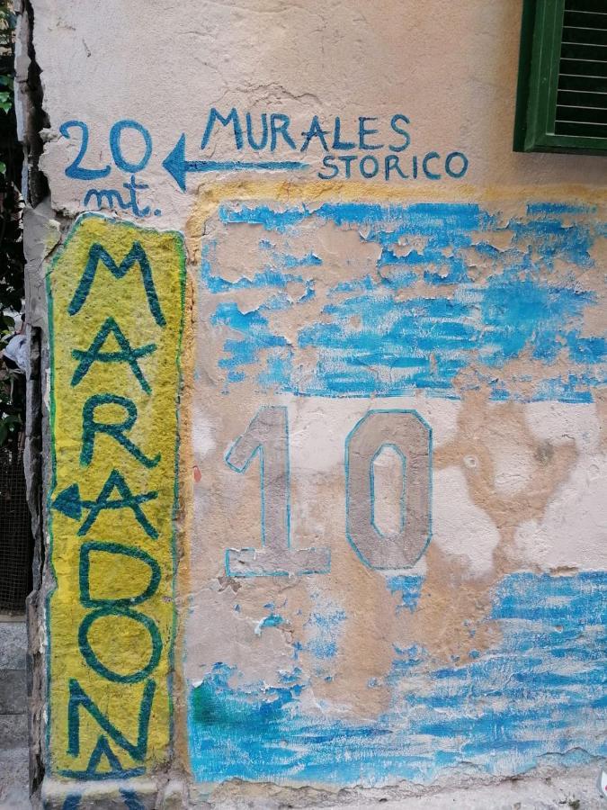 Geman Flat - 1 Min Maradona Mural Nápoly Kültér fotó